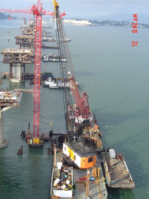 Barge - Oakland Bay Bridge
