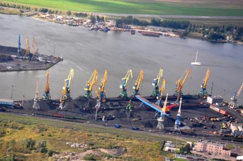 Les grues vues du ciel