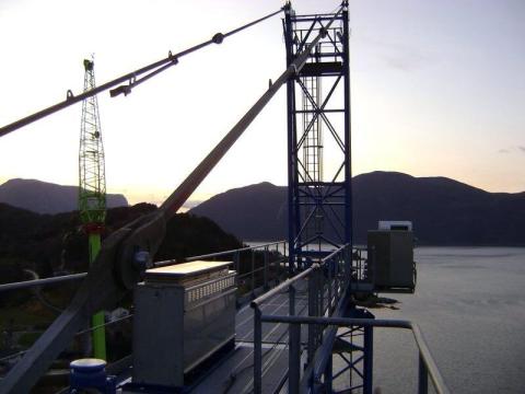 Assembly of Teres Peiner SK415 in Larsnes Norway 2011