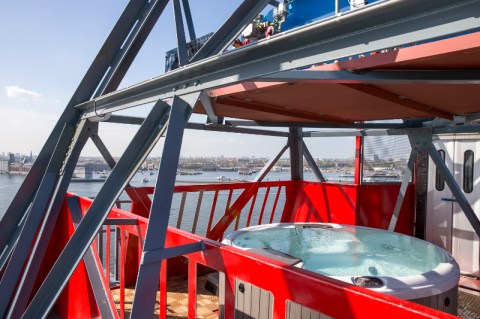 Want a Spa on a top of a crane?