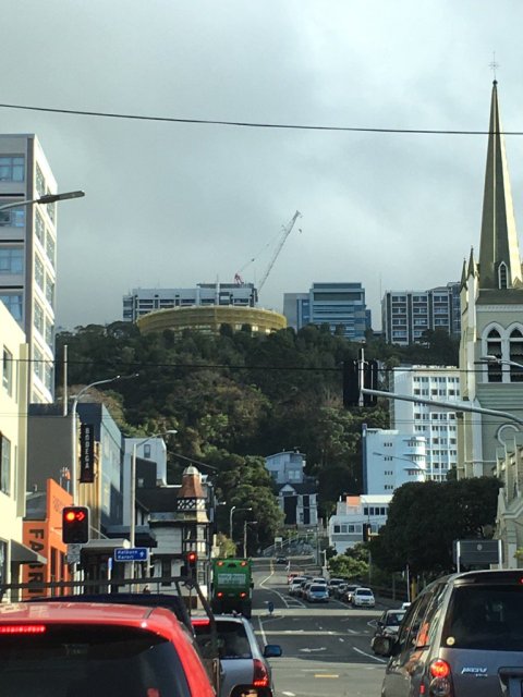 Wellington, above Victoria university
