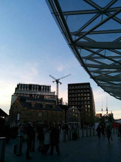 Cranes cross at KingCross