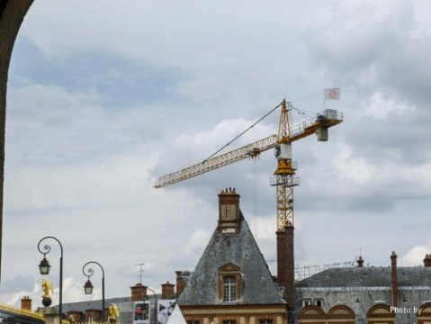 La grue du Chateau de Fontainebleau